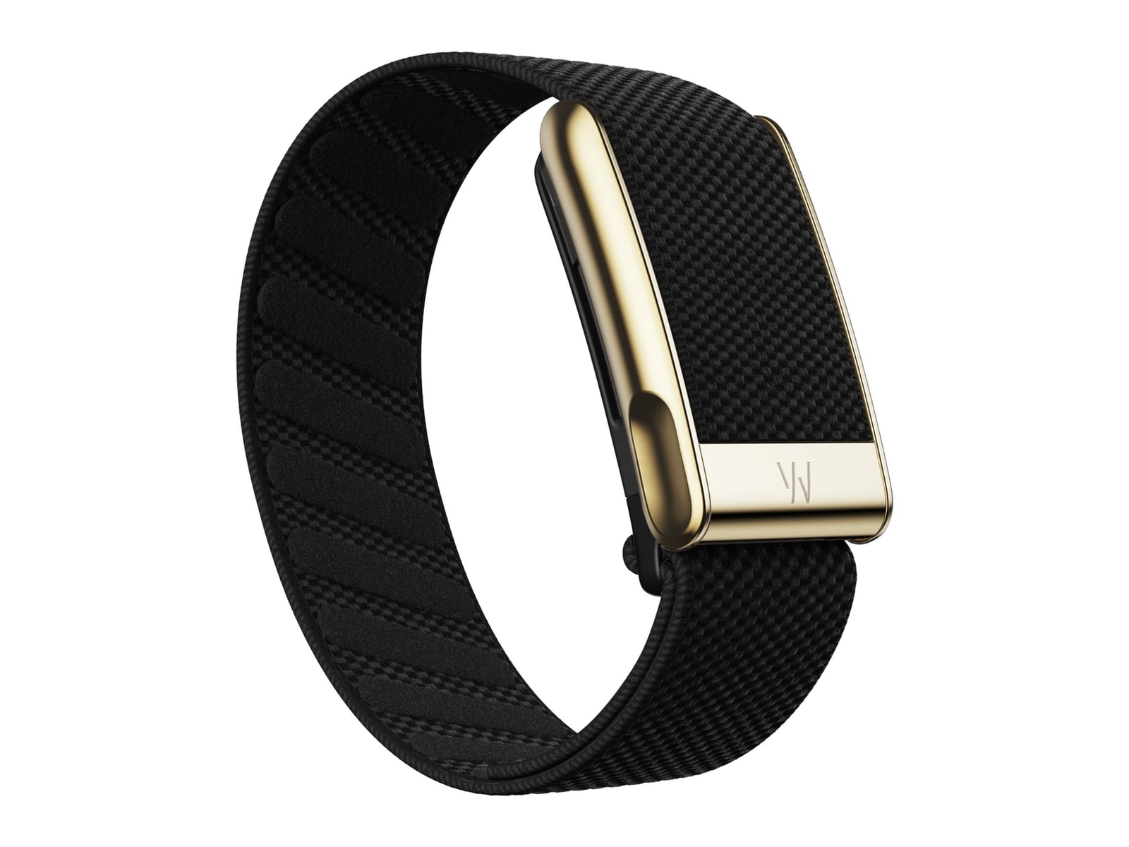 WHOOP - MG SuperKnit Luxe Band Watch Bands - Obsidian with Gold