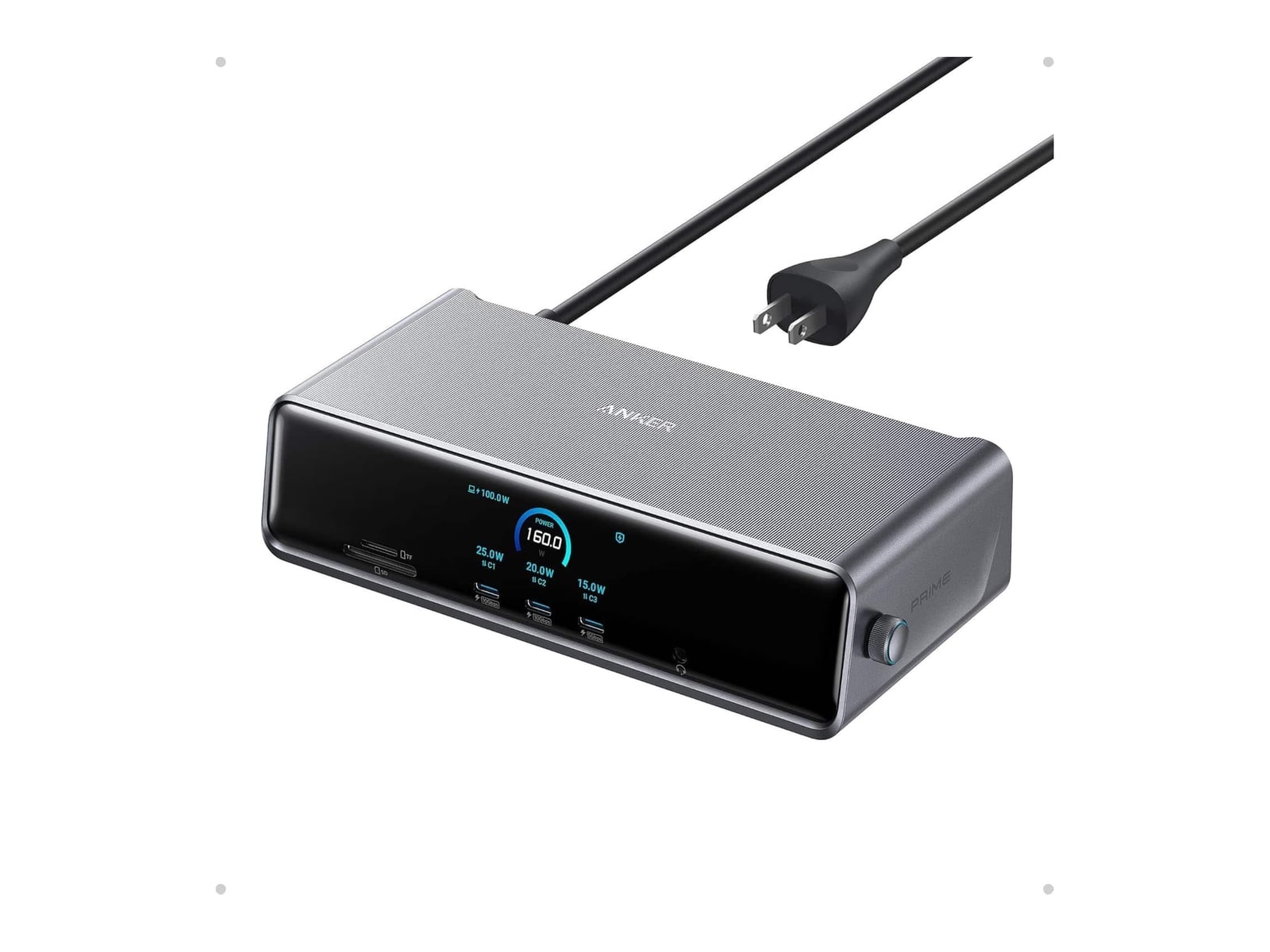 Anker - Prime Docking Station (DL7400) Docking Stations - Phantom Gray