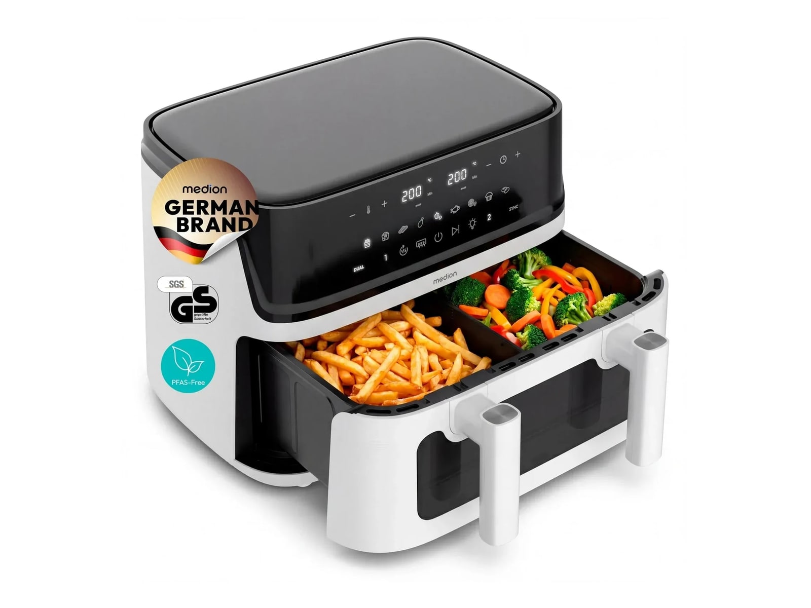 Medion - MD 100057 White Air Fryers