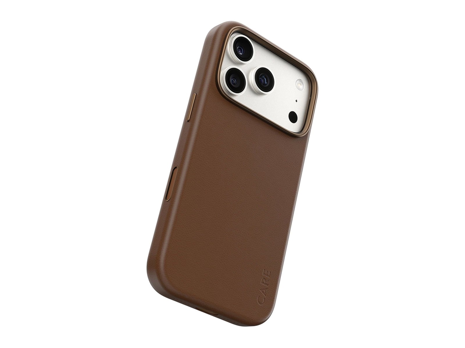 PanzerGlass - CARE Solo Vegan Leather Case Brown w. MagSafe iPhone 18 Pro