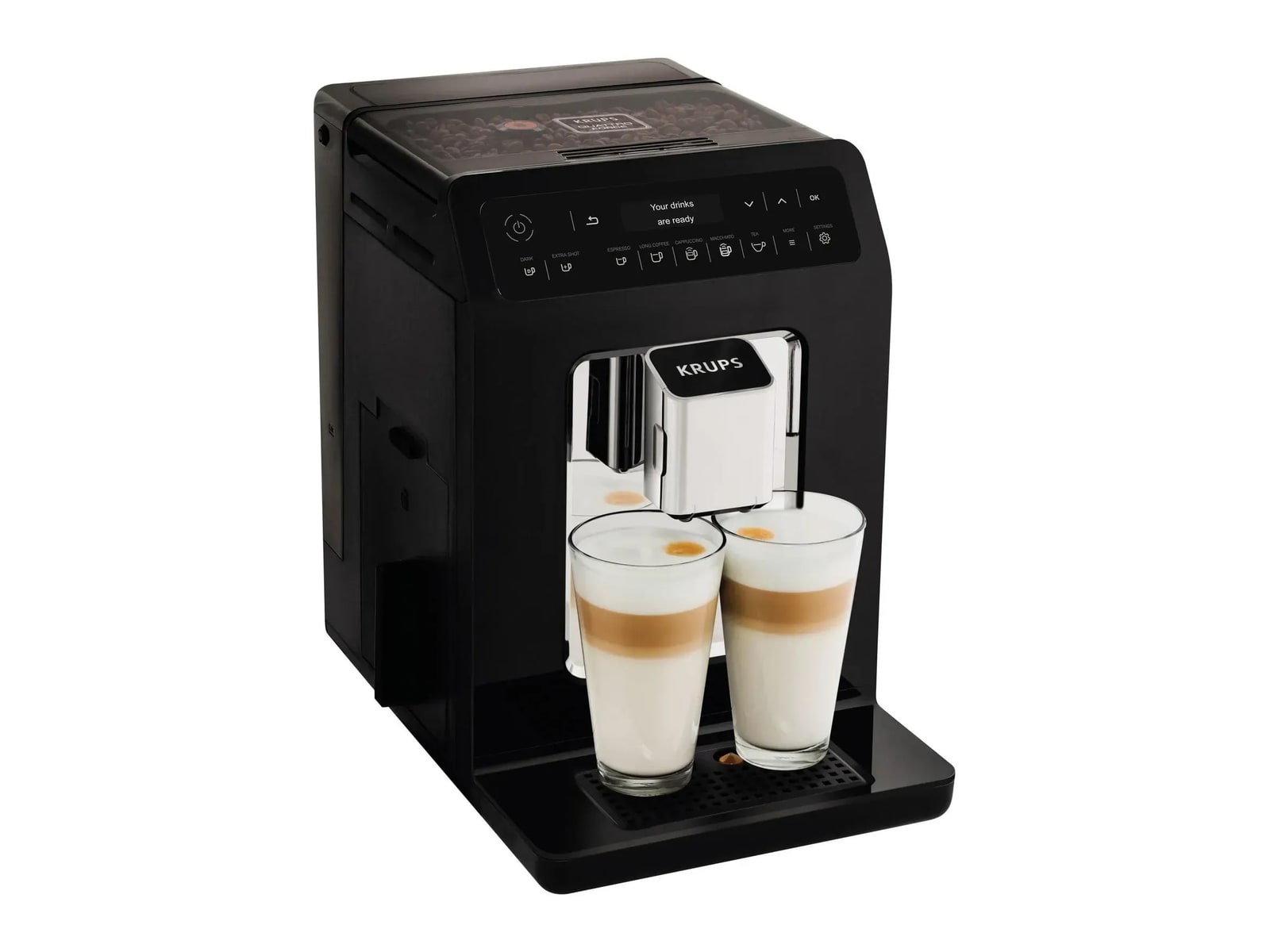 Krups - EA 8908 Evidence OTC Piano Black Coffee Makers