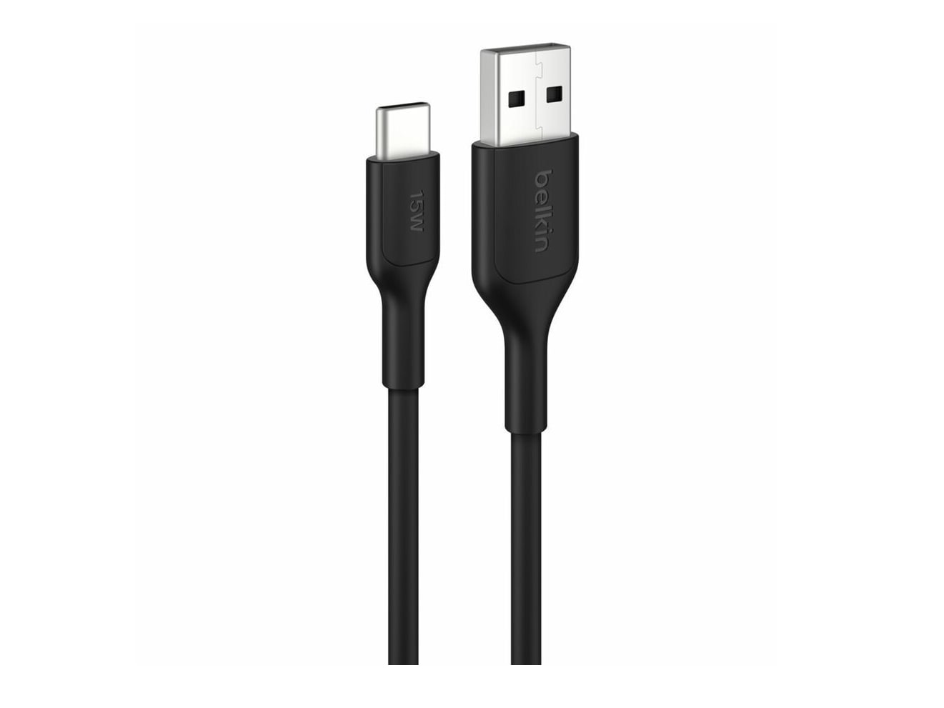 Belkin - USB-A to USB-C Cable 15W - 3.3ft/1m - Black Charging Cables