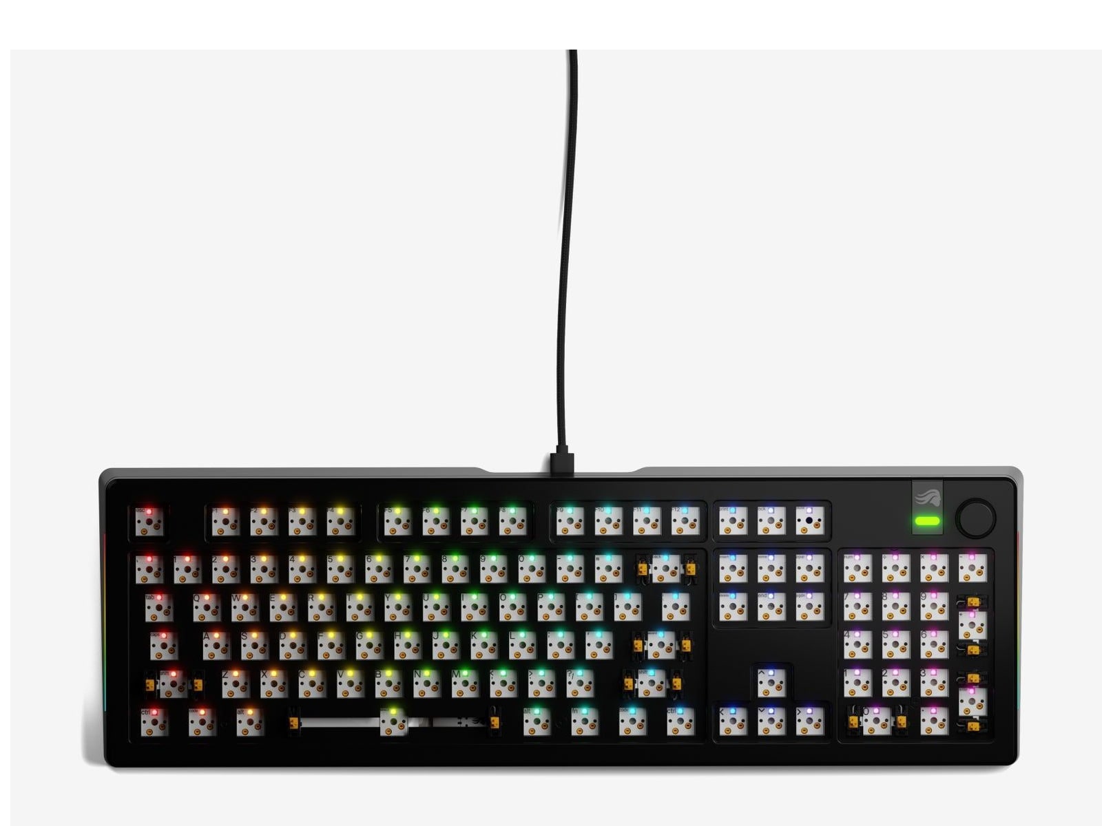 Glorious - GMMK 3 PRO Barebones 100% Mechanical Keyboards - Black