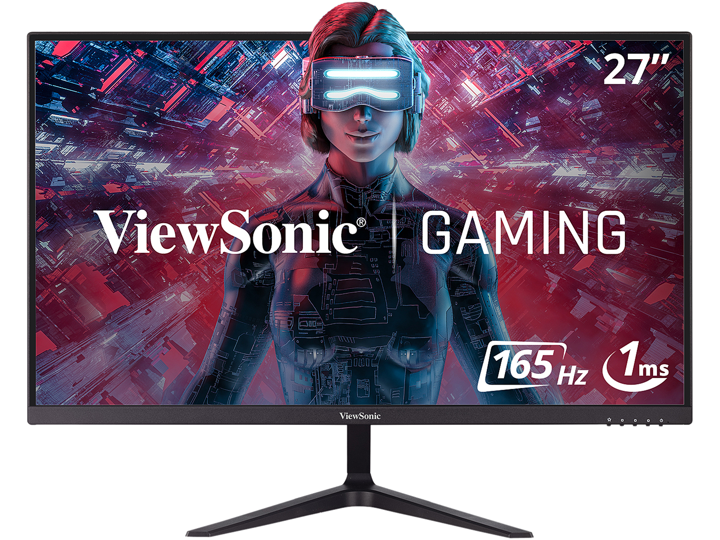 ViewSonic - 27" VX2718-P-MHD FHD 165Hz Gaming Monitors - Black