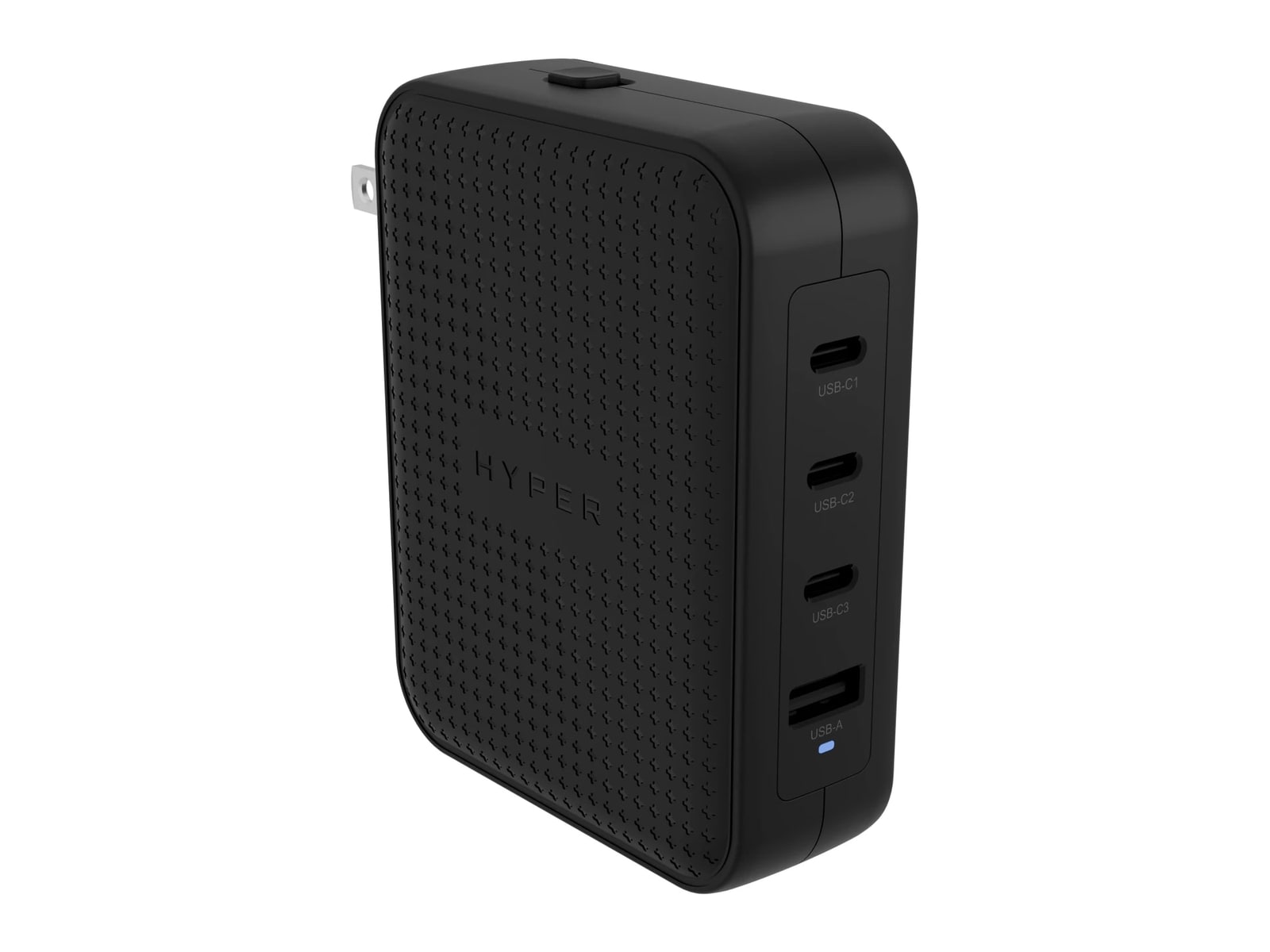 Hyper - HyperJuice 145W GaN Safety Tested Travel Charger Black Wall Chargers