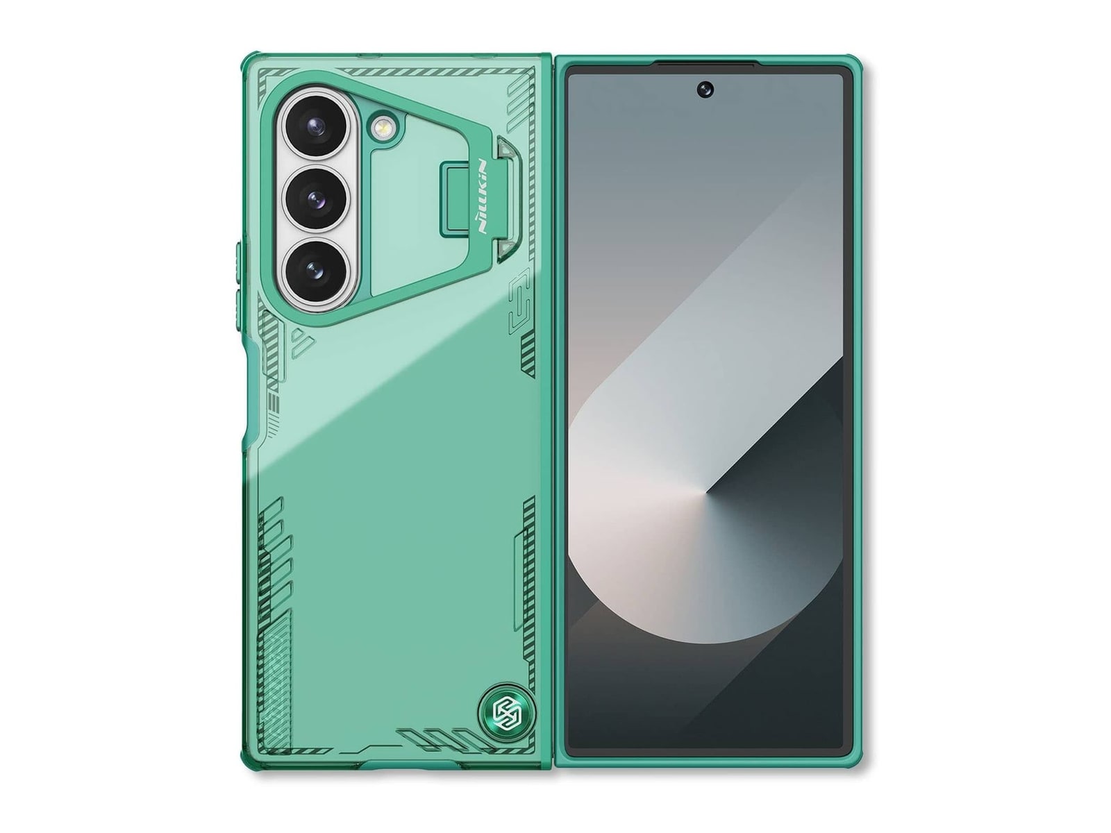 Nillkin - Iceblade CamProp Case with Hidden Stand - Galaxy Z Fold 6 - Green