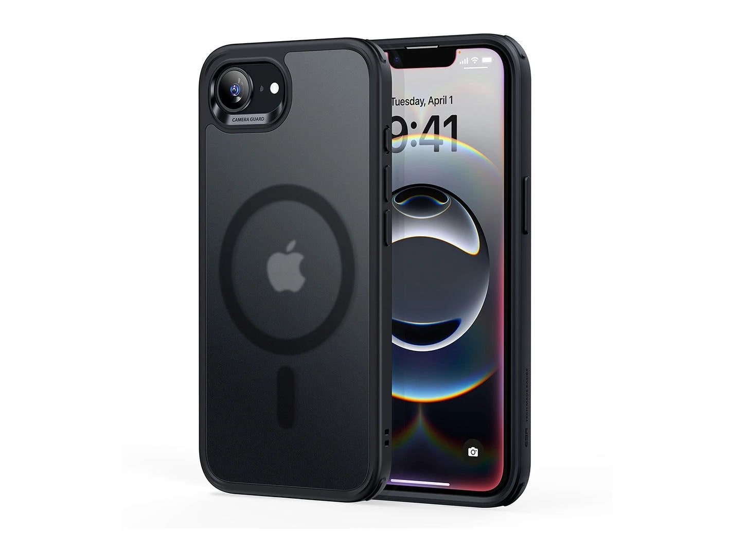 ESR - HaloLock Classic Hybrid Case - iPhone 16e - Frosted Black