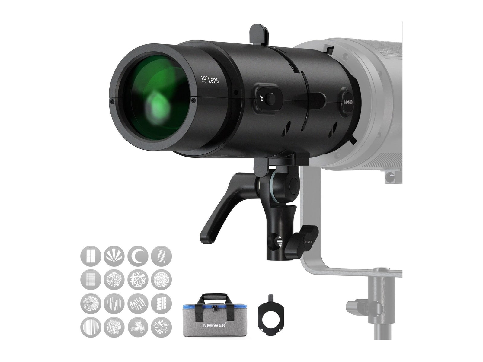 Neewer - LS-300 19 Spotlight Snoot with Bowens Mount Camera Accessories
