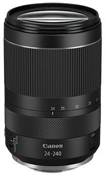 Canon - RF 24-240mm F4-6.3 IS USM Camera Lenses - Black