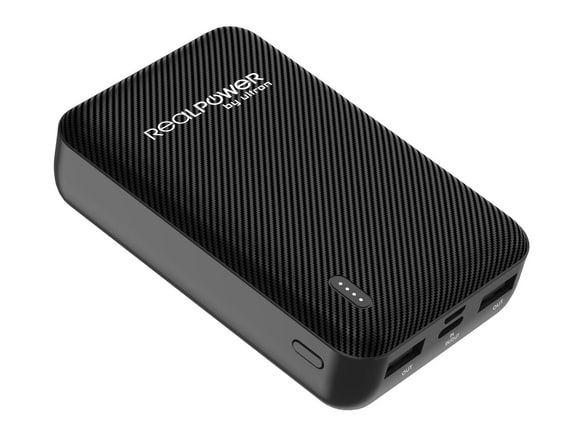 RealPower - PB-10000 SE 10000 mAh Black Power Banks