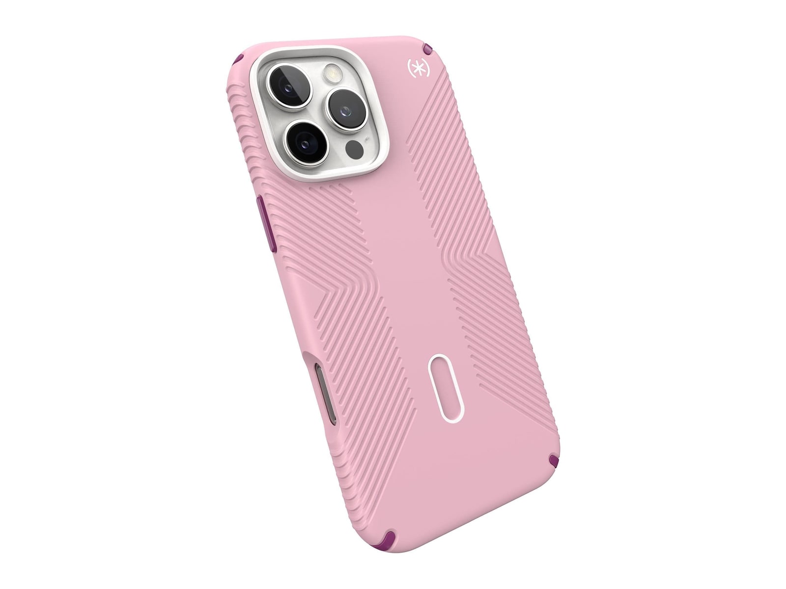 Speck - Presidio2 Grip MagSafe with ClickLock - iPhone 16 Pro Max - Wednesday Pink/Boysenberry Purple