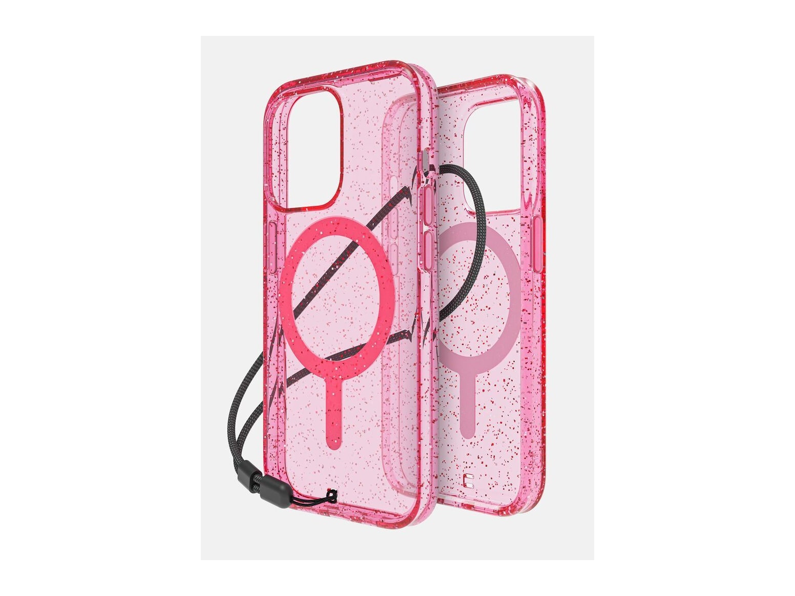 BodyGuardz - Carve MagSafe iPhone 15 Pro - Pink Glitter