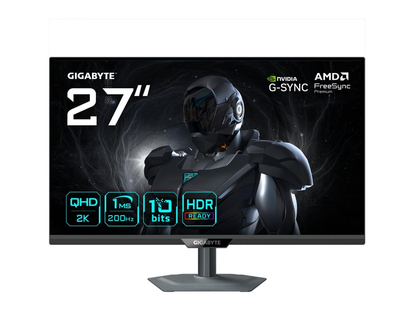 Gigabyte - 27" G27Q2 QHD 200Hz Gaming Monitors - Black