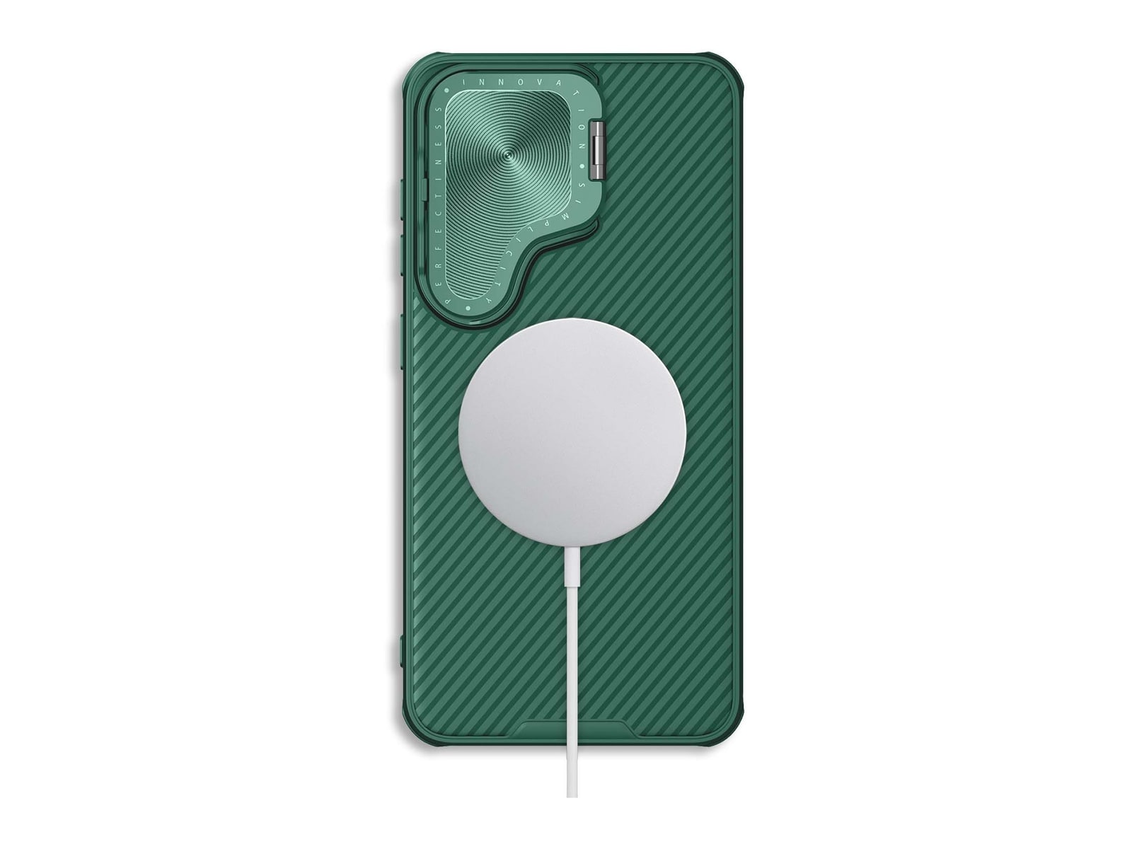 Nillkin - MagSafe Compatible CamShield CamProp Case - Galaxy S24 Plus - Deep Green