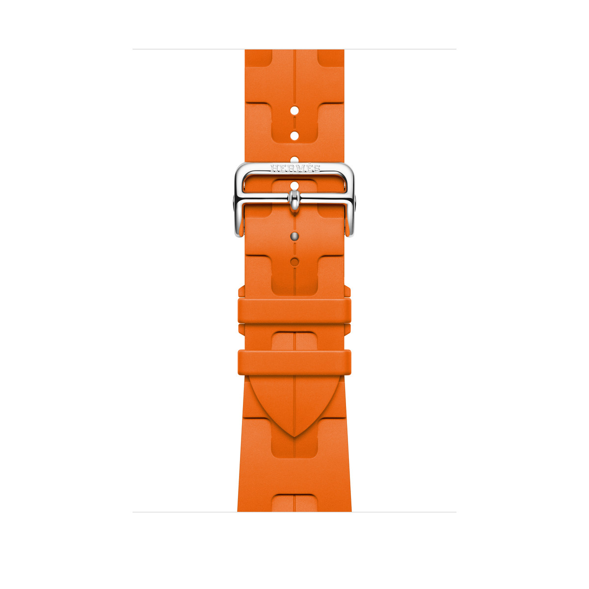 Apple - Apple Watch Hermès Kilim Single Tour - 46mm - Orange