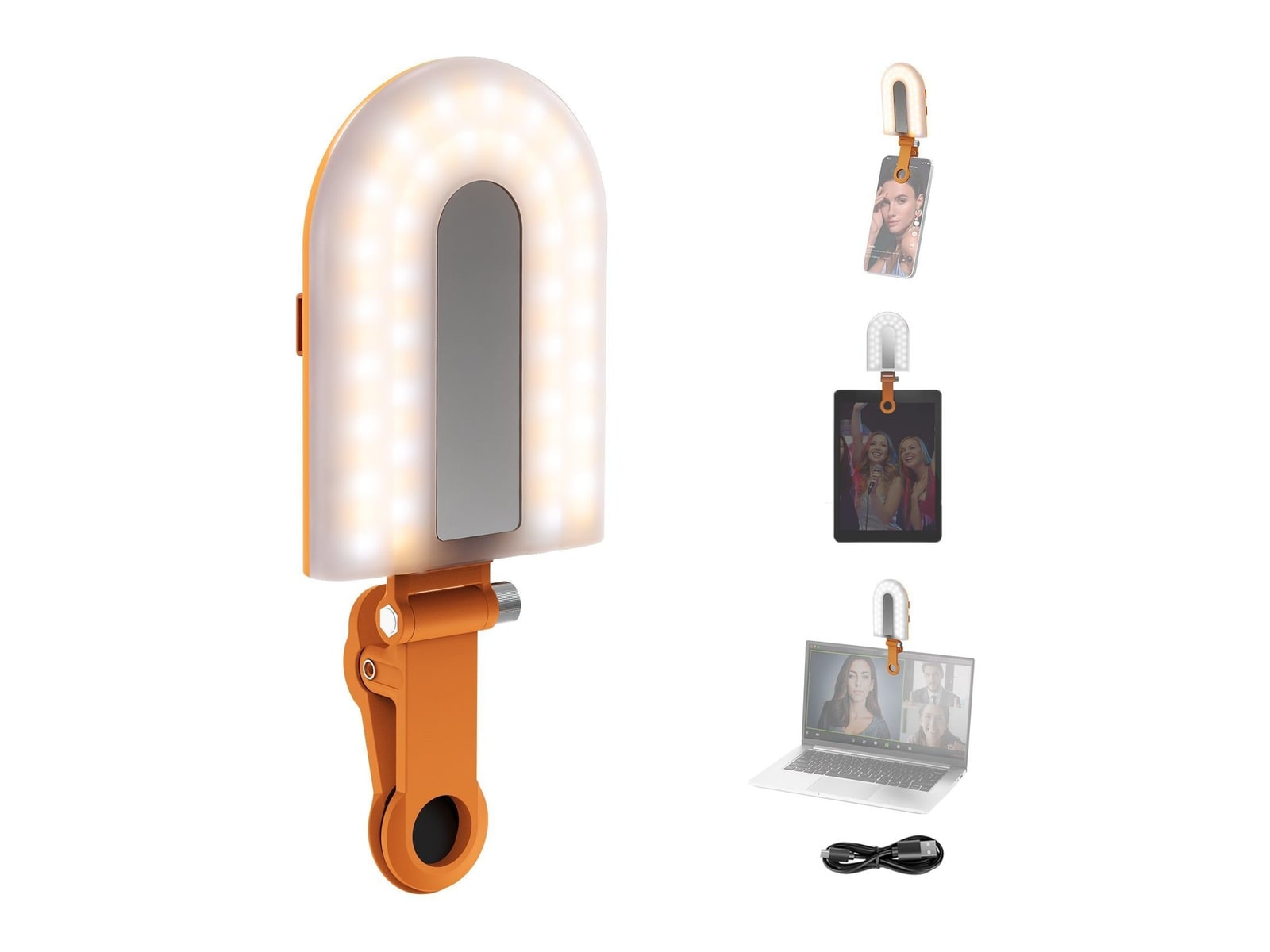 Neewer - GM66 Clip on Selfie Light Camera Accessories