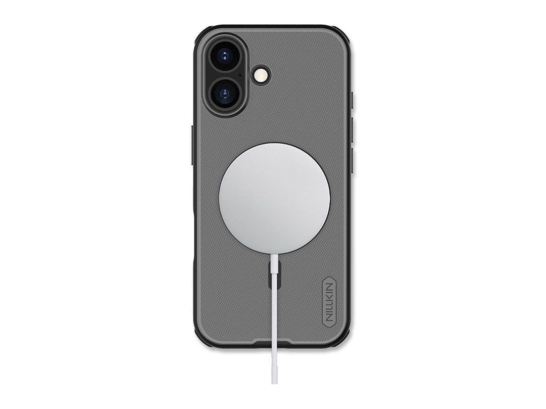 Nillkin - MagSafe Compatible Super Frosted Shield Pro Case - iPhone 17 - Translucent Black