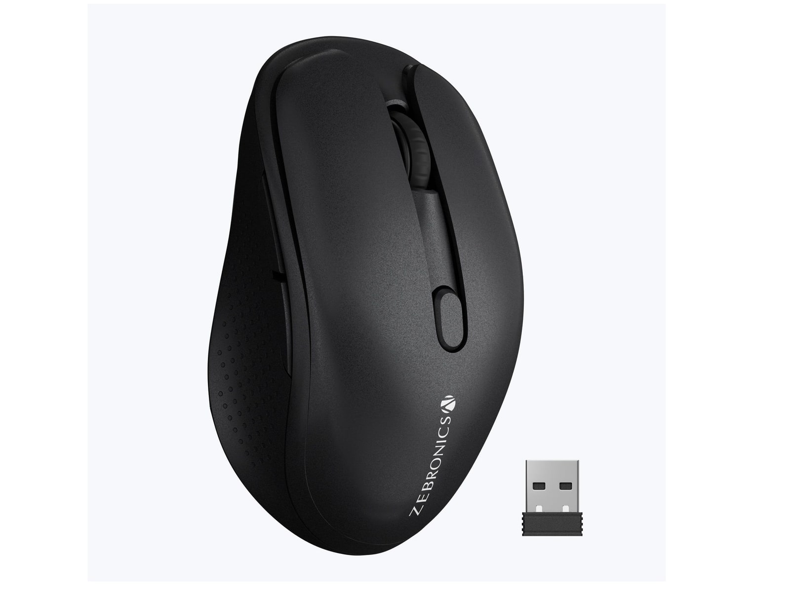 Zebronics - Zeb Charm Wireless Mice - Metallic Black
