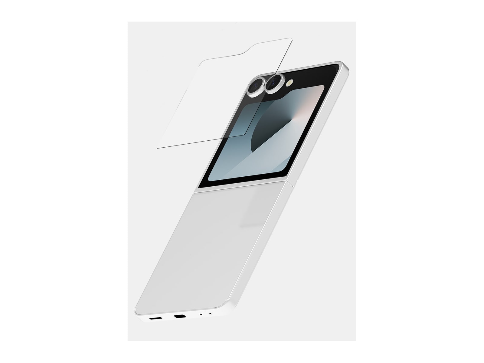 ITSKINS - HYBRID DEFENSE GLASS - Galaxy Z Flip 7 - Transparent