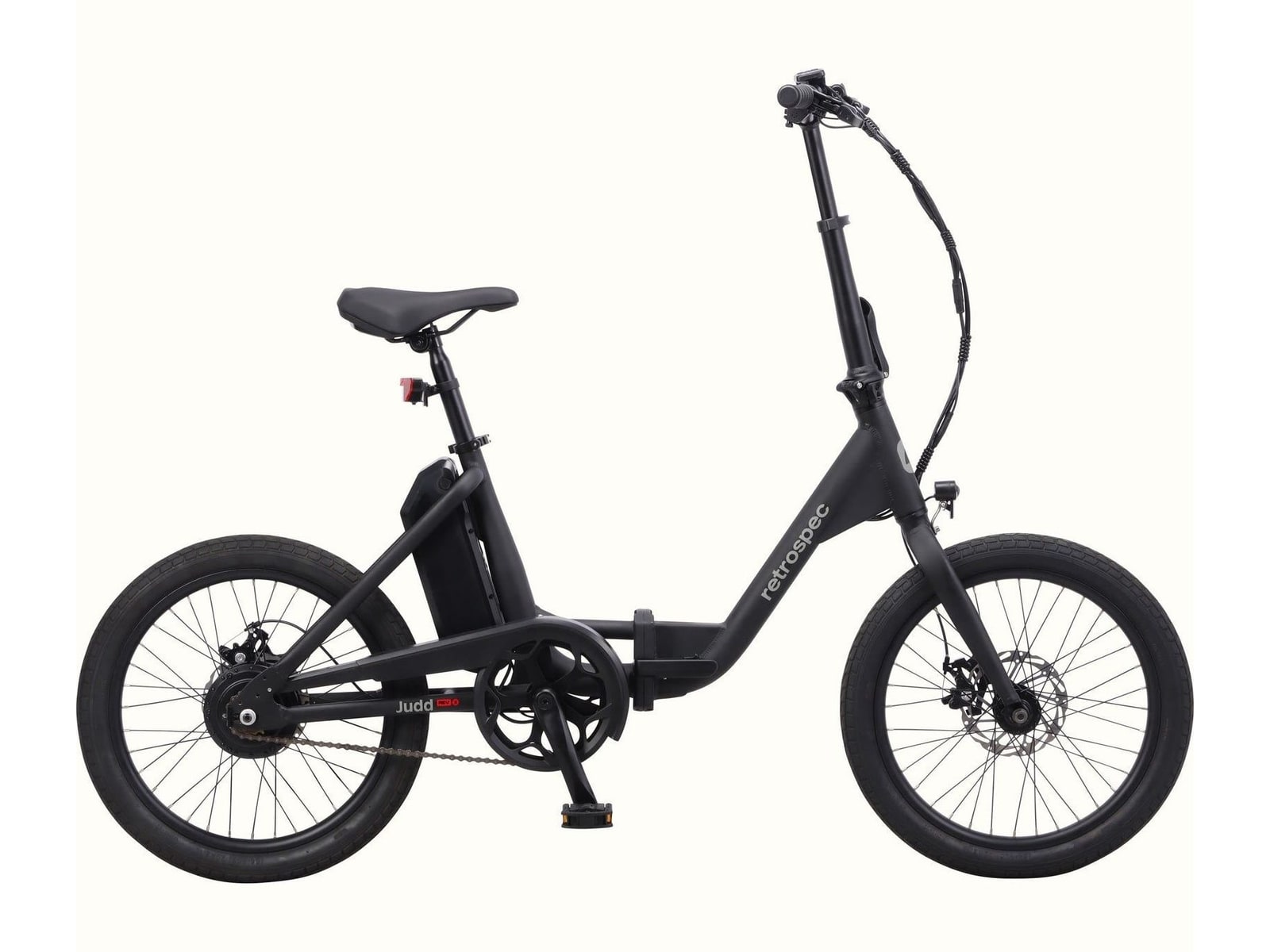 Retrospec - Judd Rev 2 Folding Matte Black Electric Bikes