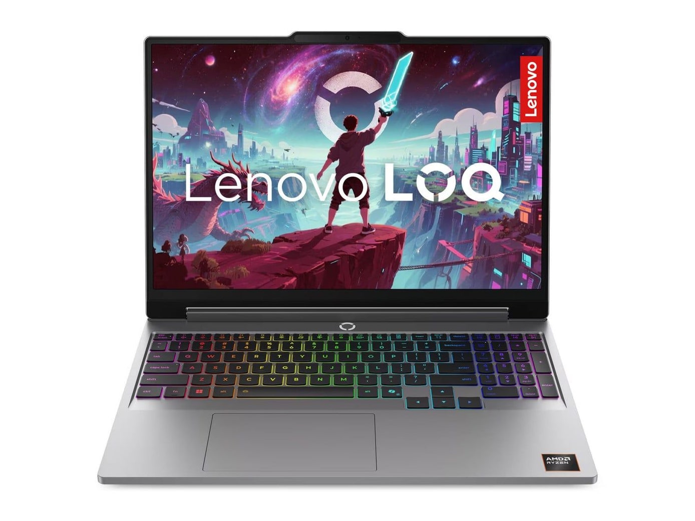 Lenovo - LOQ 15AHP11 83TN0090IX 15.3" - AMD Ryzen 7 250 chip - 16GB Memory - 512GB SSD - Gray