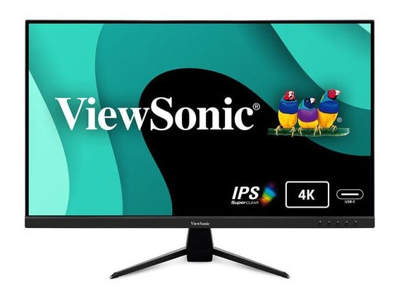 ViewSonic - 31.5" VX3267U-4K 4K UHD 60Hz 4K/5K Monitors - Black