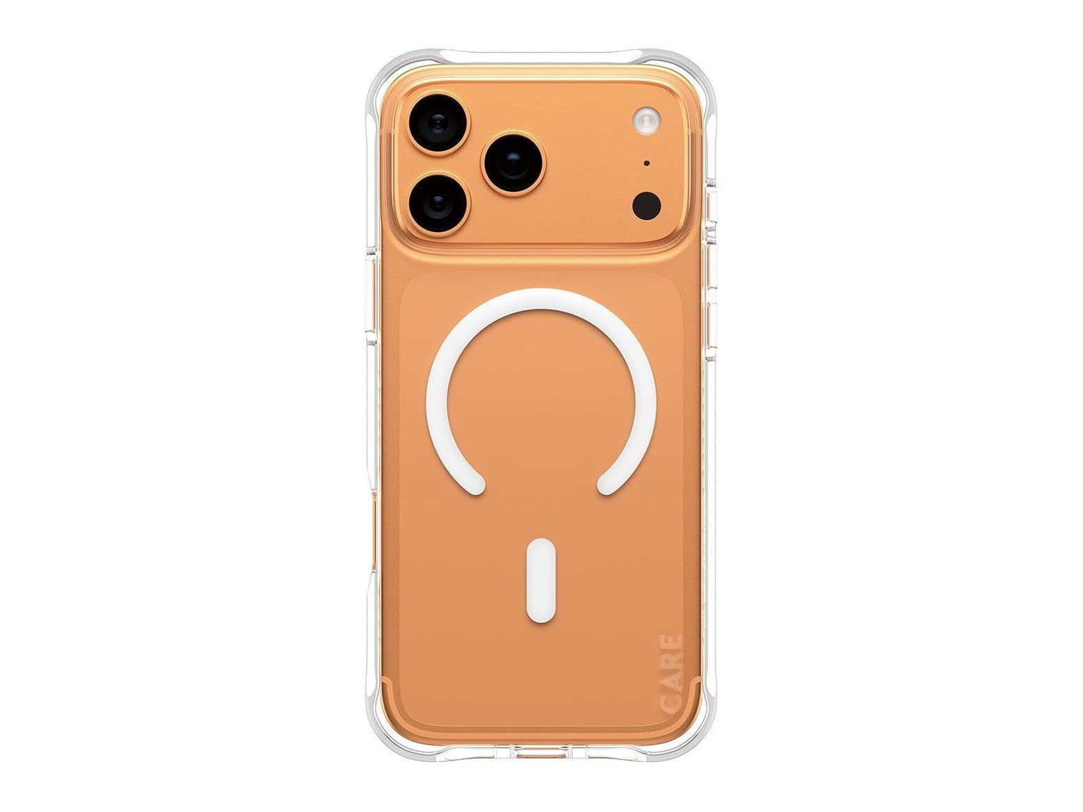 PanzerGlass - CARE Samba Case Transparent w. White MagSafe iPhone 17 Pro Max