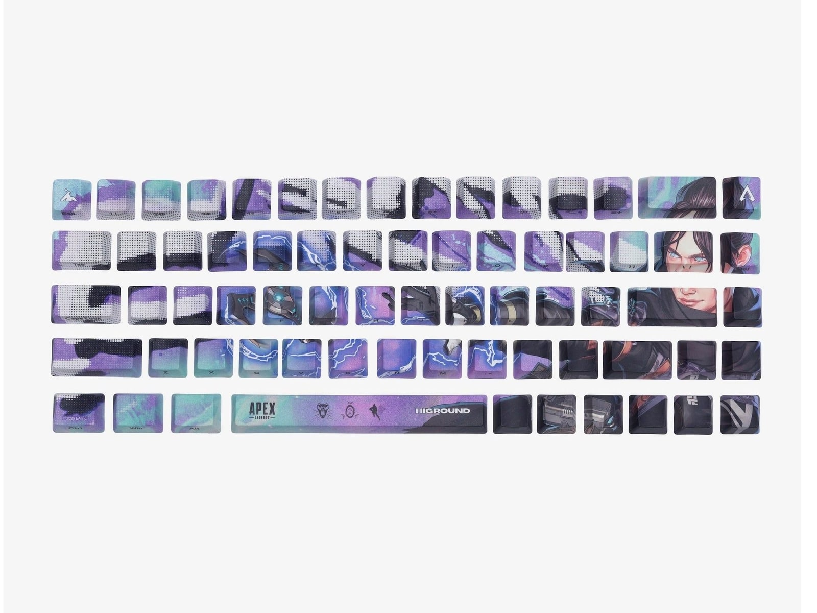 Higround - Apex Legends 68 Keycaps Set Wraith