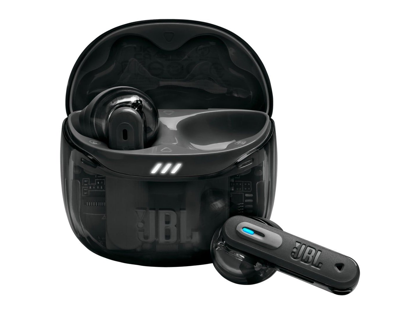 JBL - Tune Flex 2 Ghost Edition True Wireless Earbuds - Black