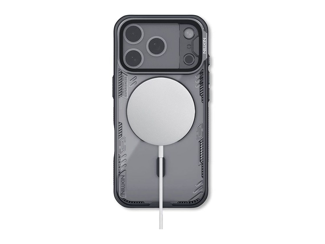 Nillkin - MagSafe Compatible Iceblade CamProp Case with Transparent Camera Cover - iPhone 17 Pro - Black