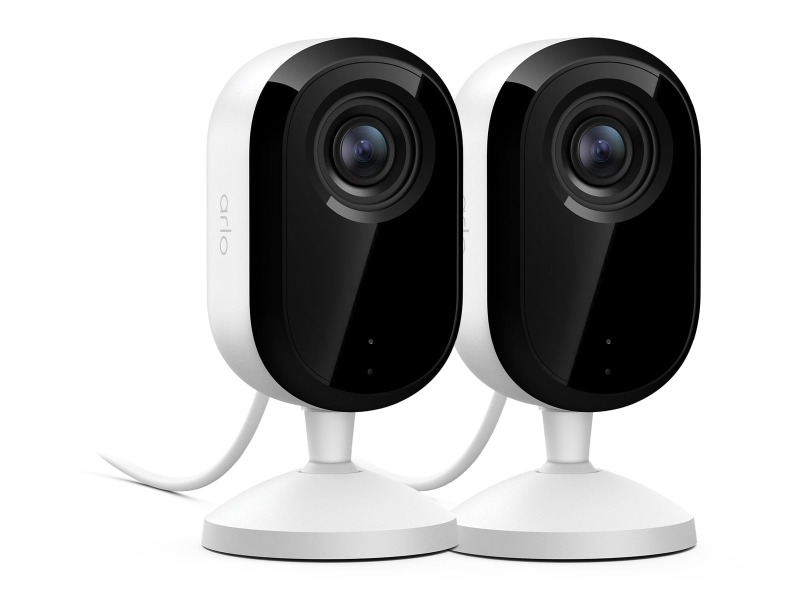 Arlo - Essential 3 2K Indoor Camera 2-Pack Security Cameras