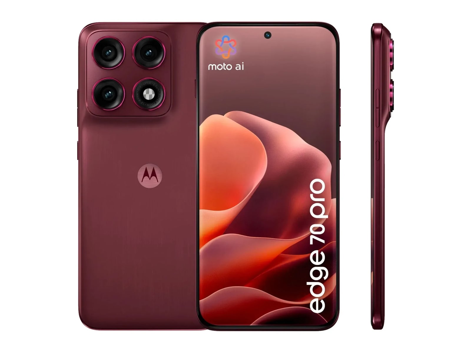 Motorola - Edge 70 Pro 5G 256GB - PANTONE Zinfandel