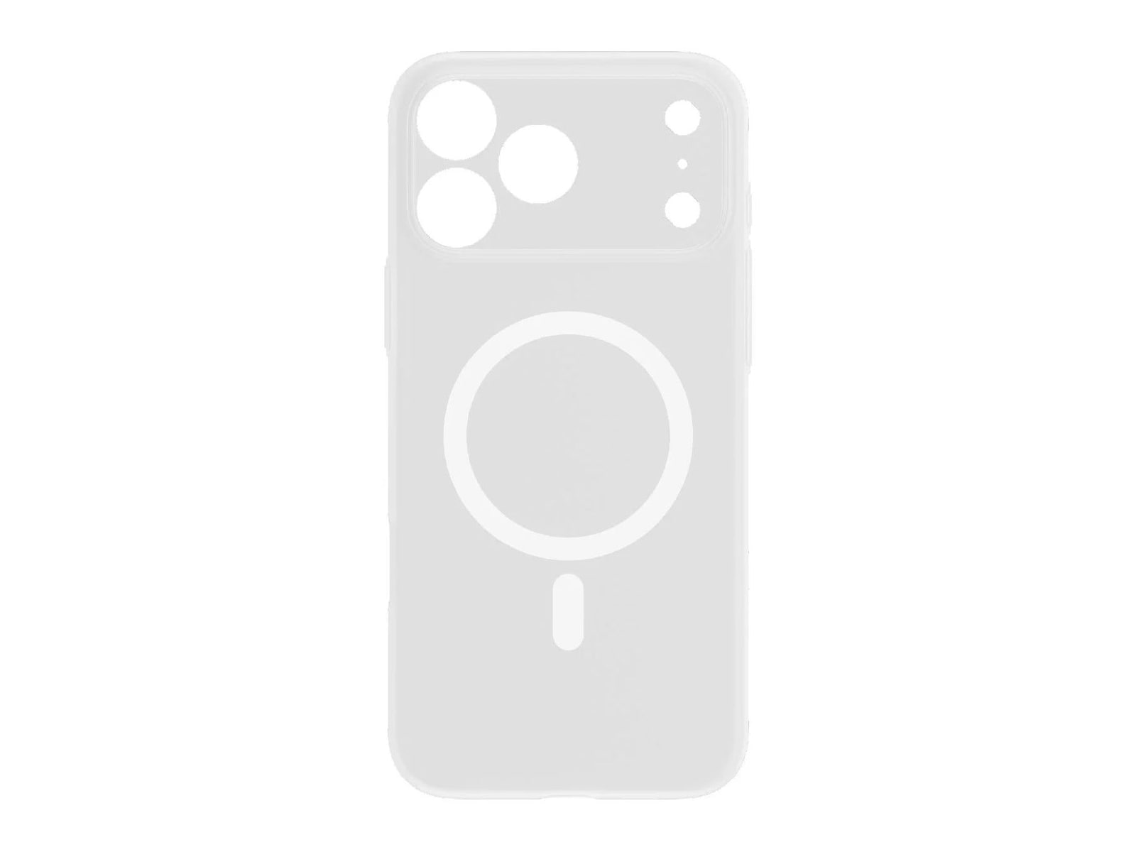 MOMAX - Soma Slim Ultra-Thin Magnetic Case - iPhone 18 Pro Max - Transparent White
