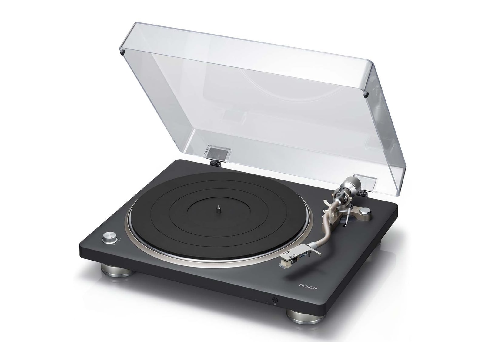 Denon - DP-500BT Bluetooth Turntables & CD Players - Black