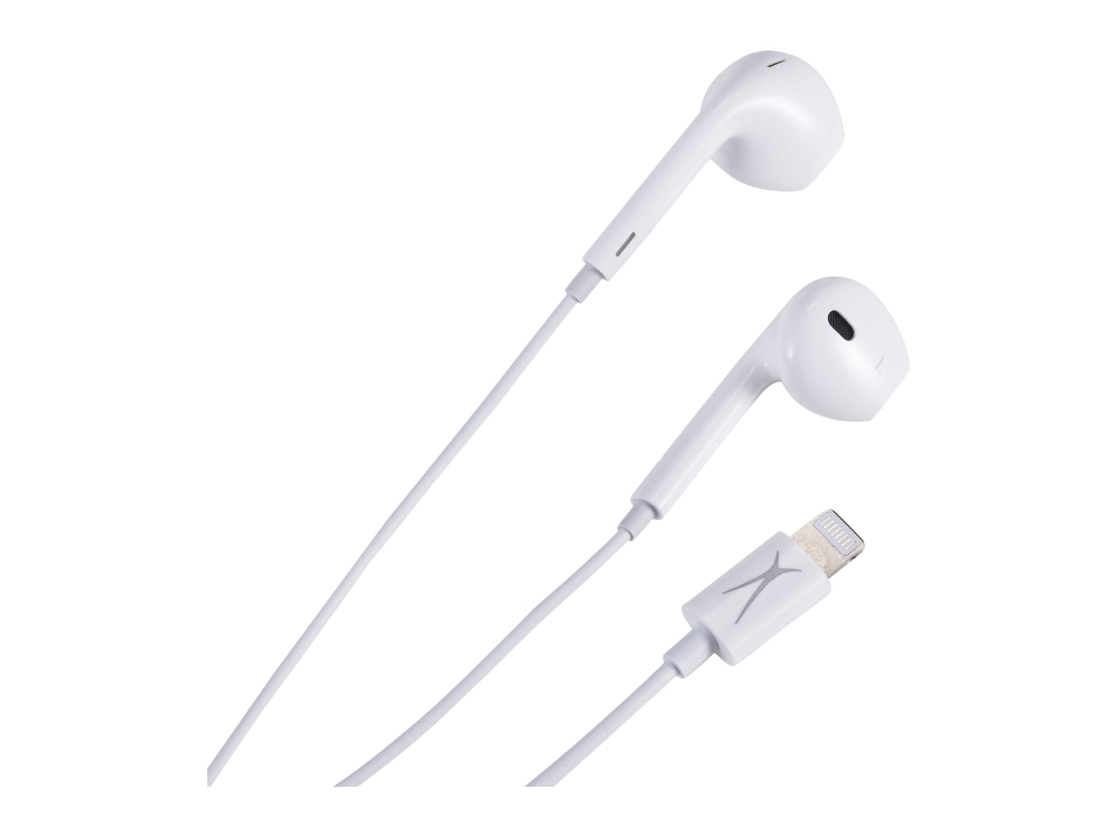Altec Lansing - Connect 2.0 Lightning In-Ear Headphones - White