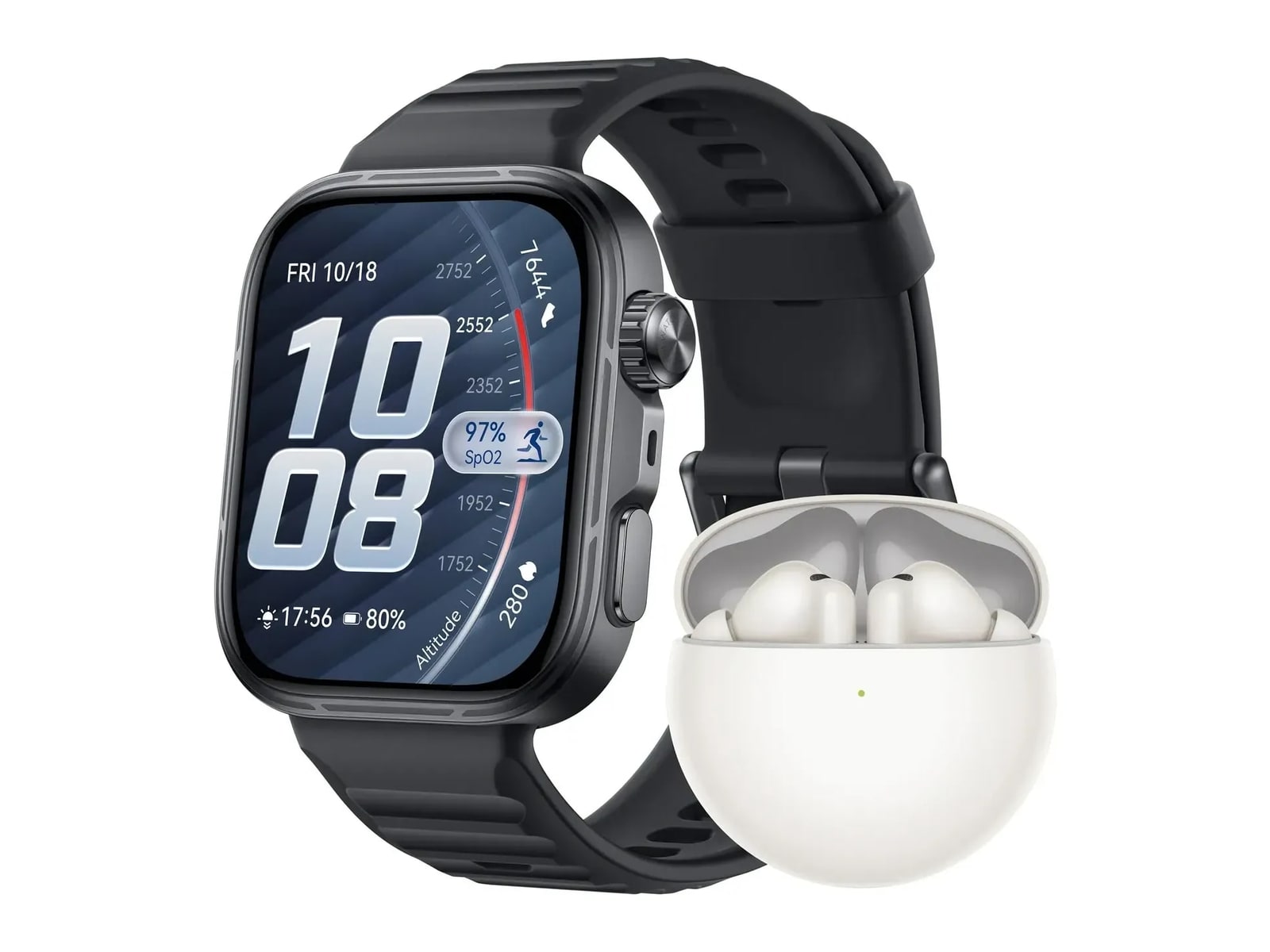 Huawei - Watch Fit 5 Pro + FreeBuds 7i Bundle Fitness Bands - Black (EU)