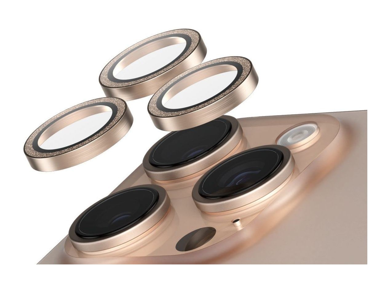 PanzerGlass - SAFE. Camera Lens Protector Glitter Gold iPhone 16 Pro