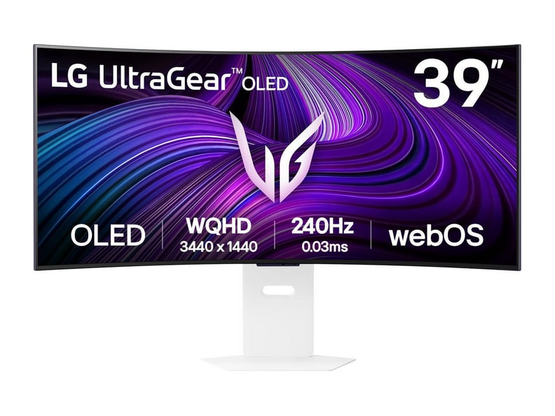 LG - 39" 39GX90SA-W WQHD 240Hz OLED Monitors