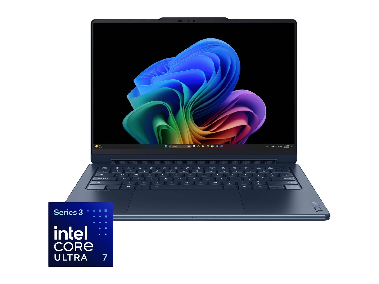 Lenovo - Yoga 9i 2-in-1 Aura Edition 14" - Intel Core Ultra 7 355 chip - 32GB Memory - 1TB SSD - Blue