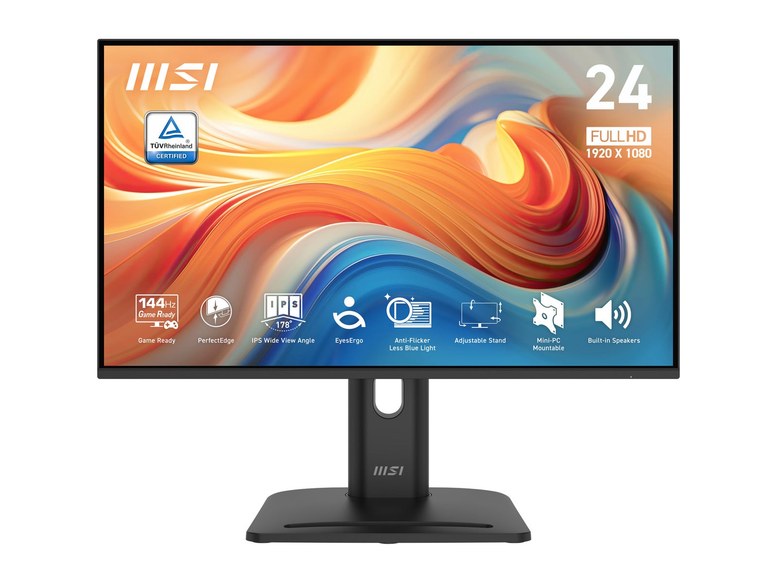 MSI - 23.8" PRO MP245PG E14 Full HD 144Hz Professional Monitors