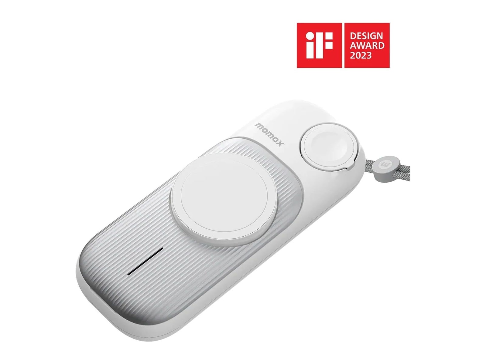 MOMAX - Airbox Go MagSafe Power Capsule 10000mAh White Power Banks