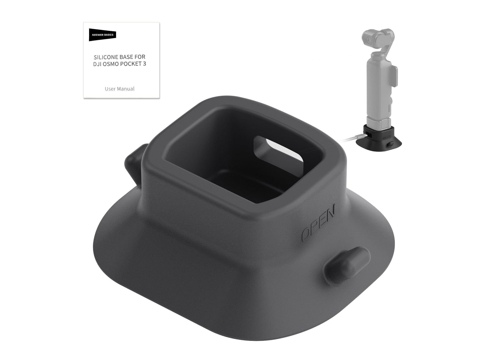 Neewer - BASICS AC023 Suction Cup Desktop Mount for DJI Osmo Pocket 3 Camera Accessories