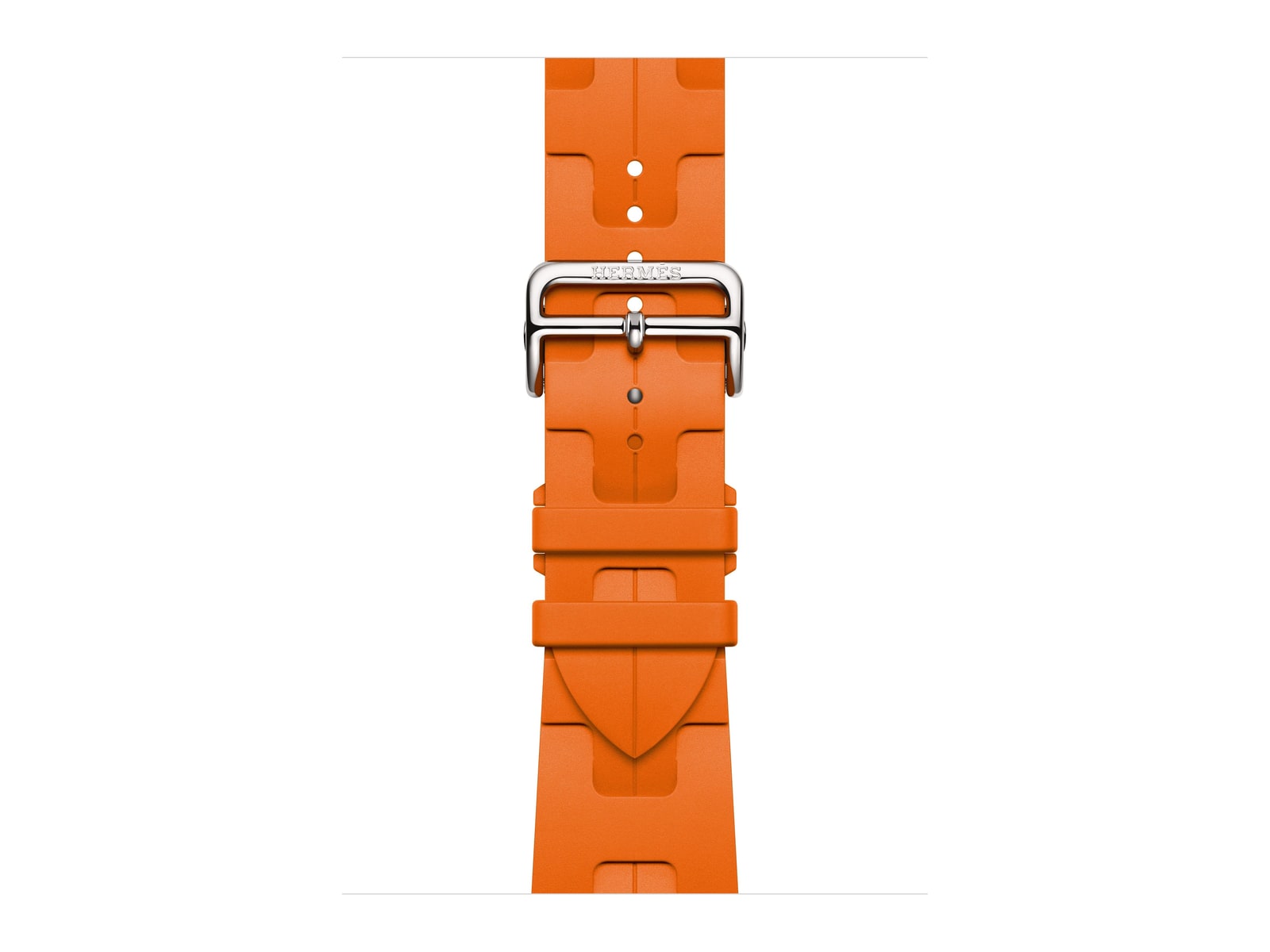 Apple - Apple Watch Hermes Kilim Single Tour - 46mm - Orange