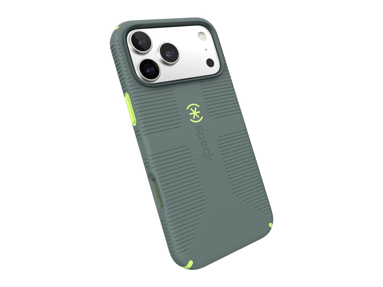Speck - CandyShell Grip MagSafe - iPhone 17 Pro Max - Neo Drab/Glow Green