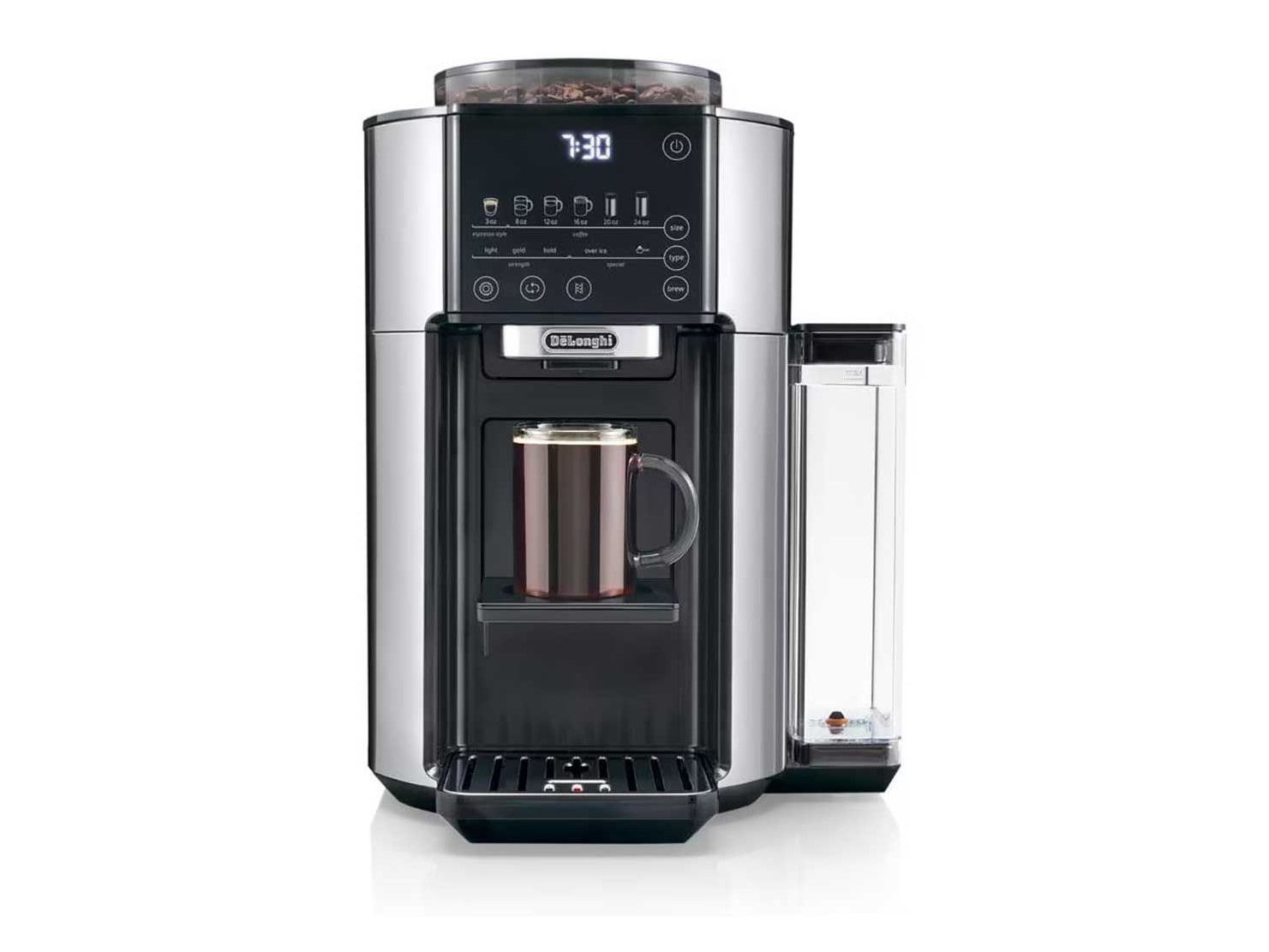 De'Longhi - TrueBrew Stainless/Black Drip Coffee Maker Coffee Makers