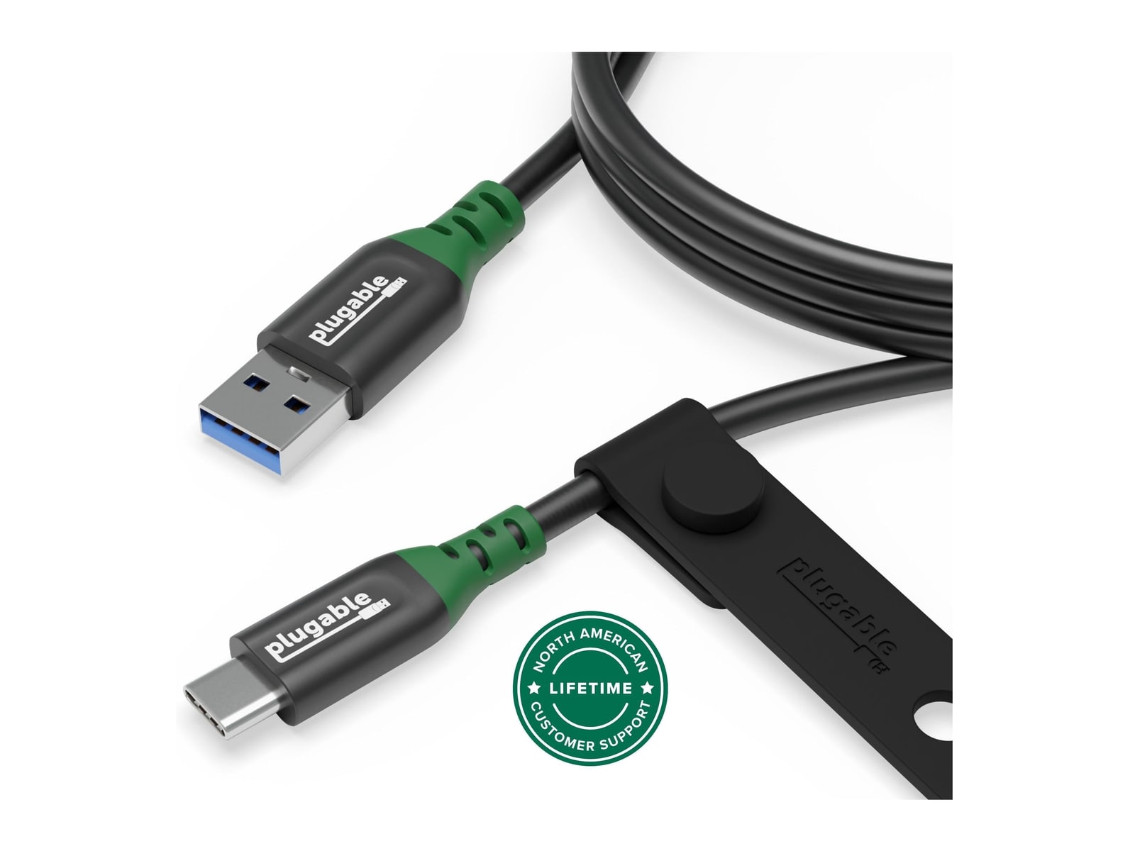Plugable - USB C to USB A Cable for Data and Charging (3.3ft / 1m) USB Cables