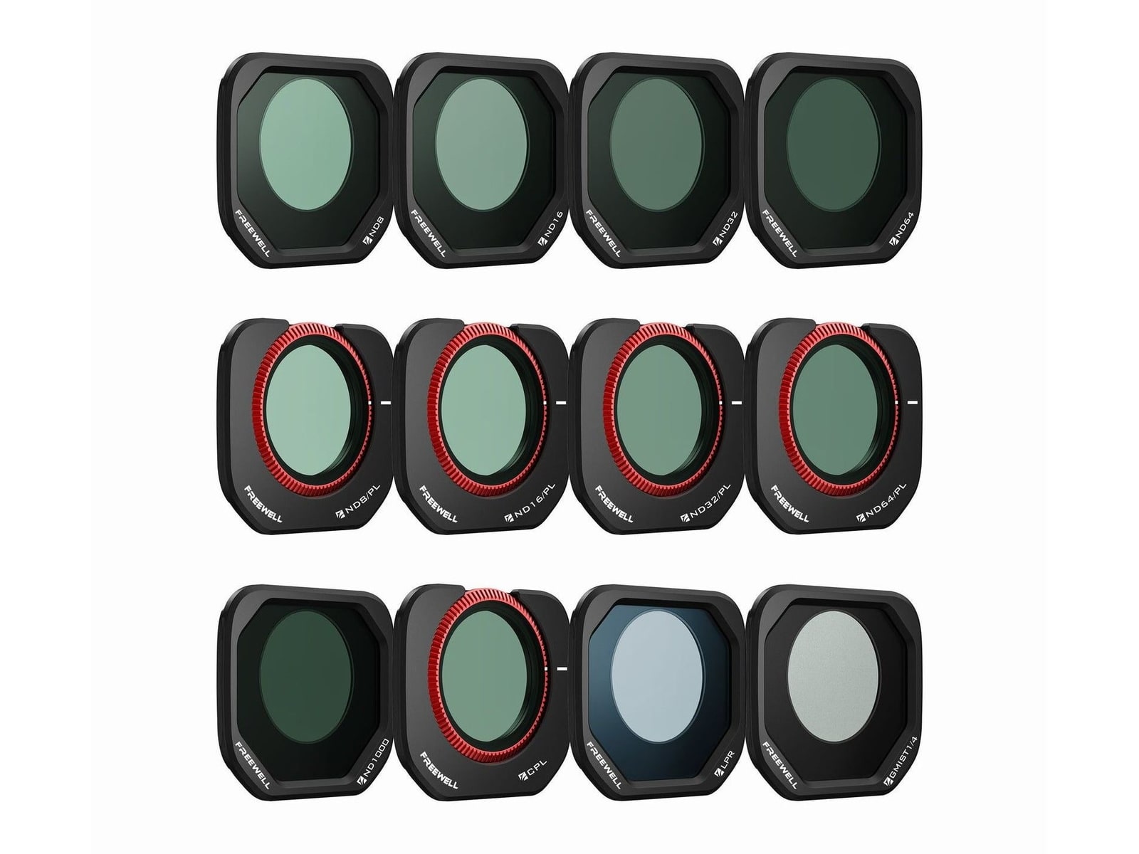 Freewell - Insta360 Luna Pro Mega Filter Kit 12 Pack Camera Accessories