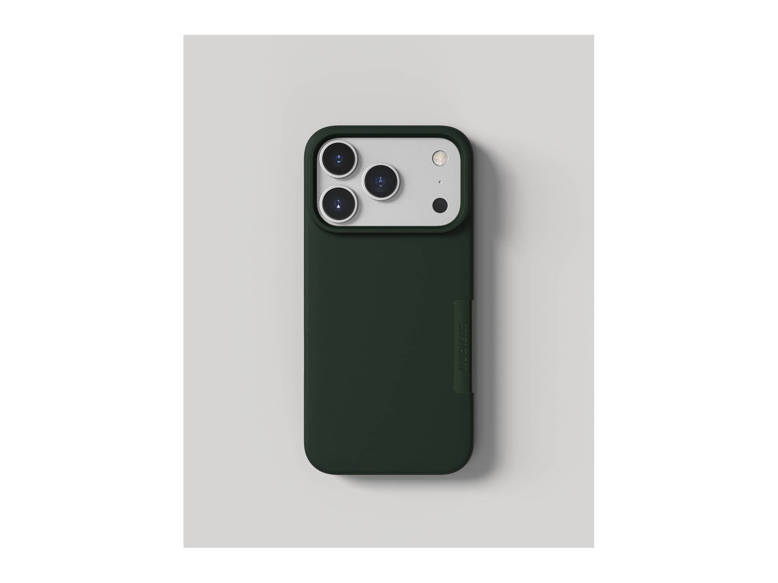 Nudient - Thin Case without MagSafe for iPhone 18 Pro - Moss Green