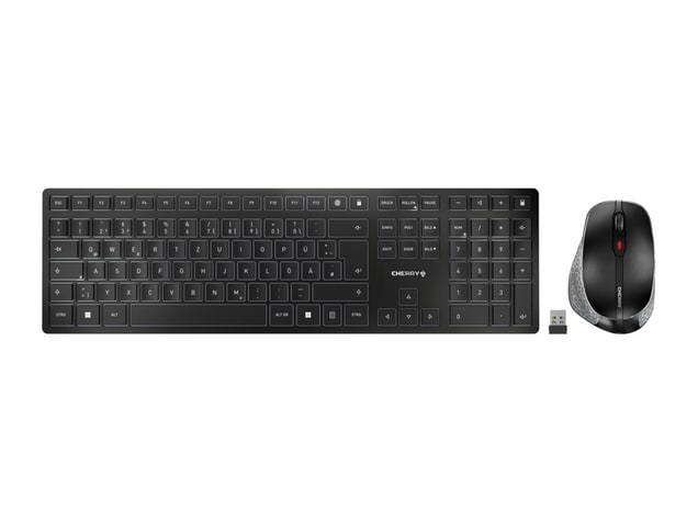 Cherry - DW 9500 SLIM Desktop Set Wireless Keyboards - Black (EU)