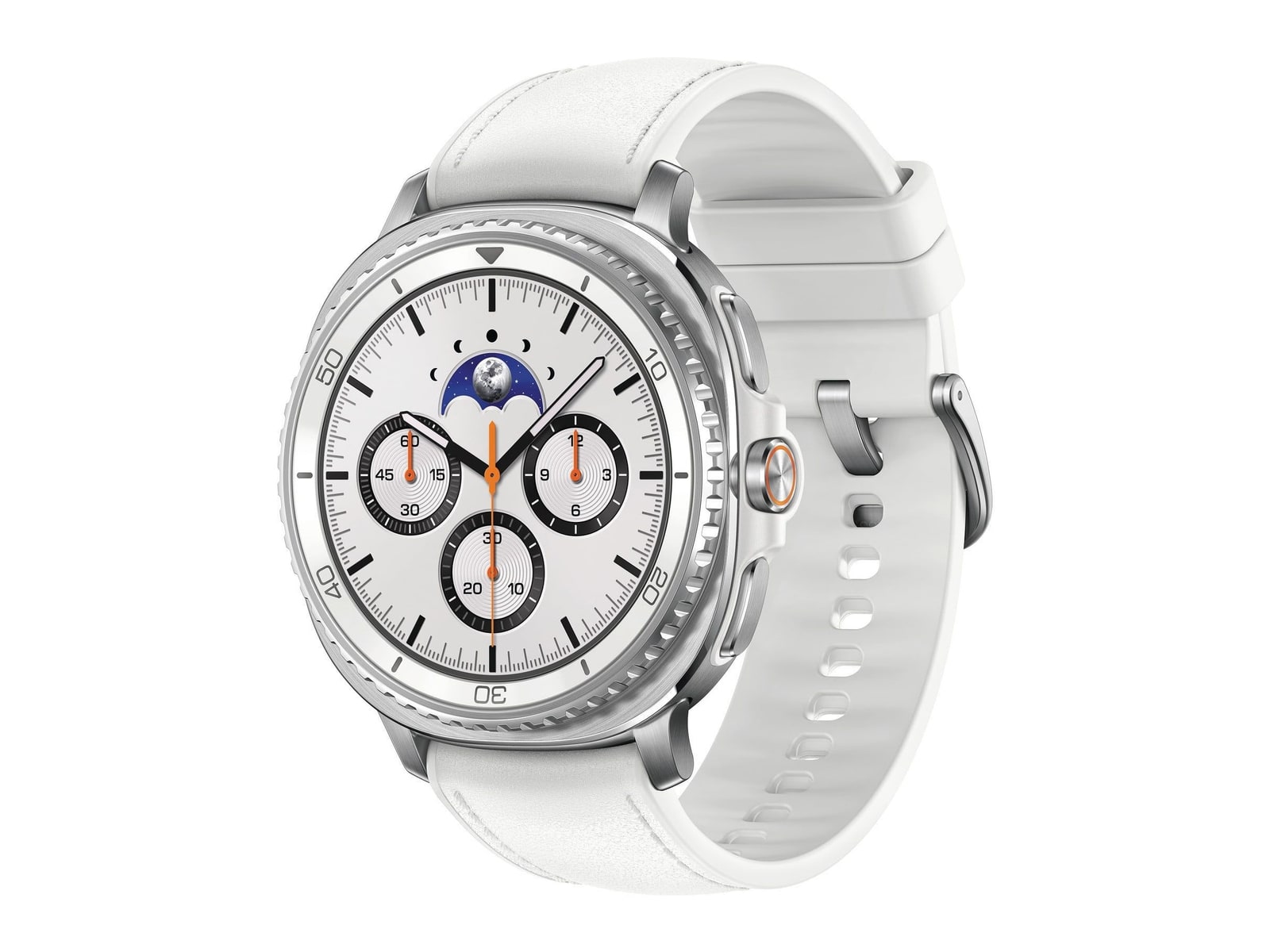 Samsung - Galaxy Watch8 Classic 46mm Smart Watches - White (DE)